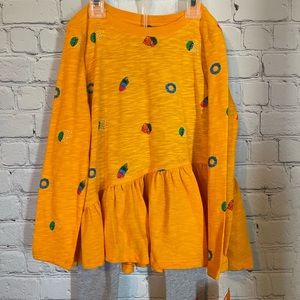 Crayola 2 Piece LongSleeve & leggings Girls Size 6